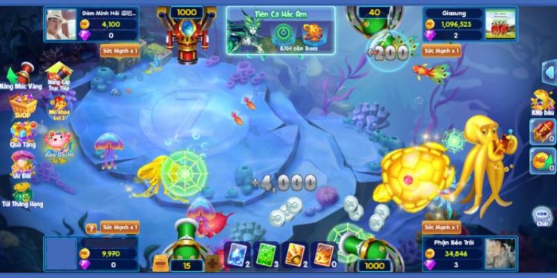 Tính năng khóa mục tiêu rất hấp dẫn tại game của U888